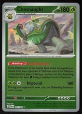 Chesnaught 007/086 Rare Chaos Rising Pokemon Reverse Holo Near Mint