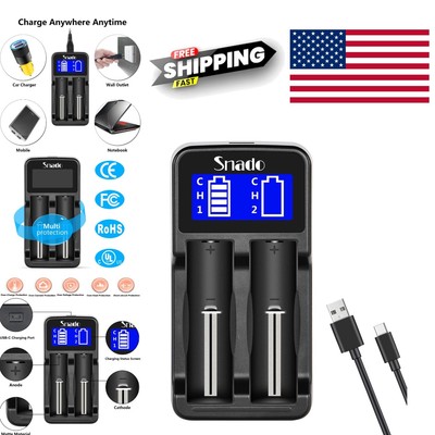 Intelligent Universal Battery Charger with LCD Display for Li-ion NiMH and Ni-Cd