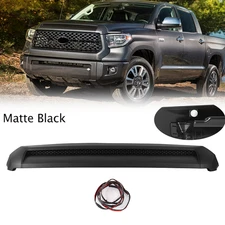 For Toyota Tundra 2014-21 Front Upper Hood Bulge Molding Grille Trim Matte Black
