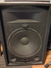 PHONIC S715 Floor Monitor PA Speaker, Used - Black
