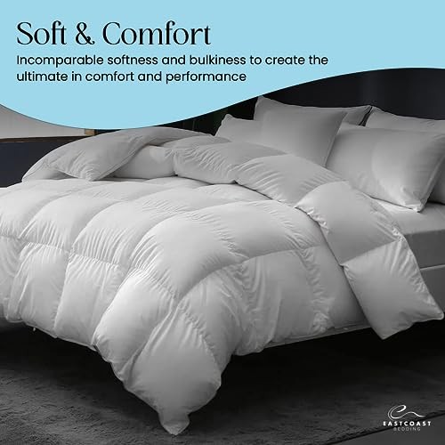  Cozy Dream Goose Down and Feather Comforter - Size 25% Down, 75% Feather Twin