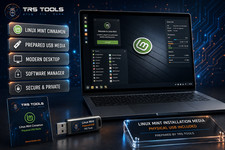 Linux Mint 22.3 Cinnamon Bootable USB Drive 64-Bit Prepared OS Media