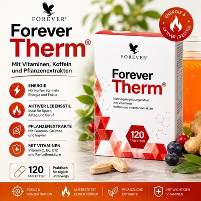 Forever Therm  30  Tabletten Nahrungsergänzung Original Neu OVP
