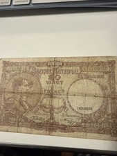 1943 Belgium 20 Francs Circulated
