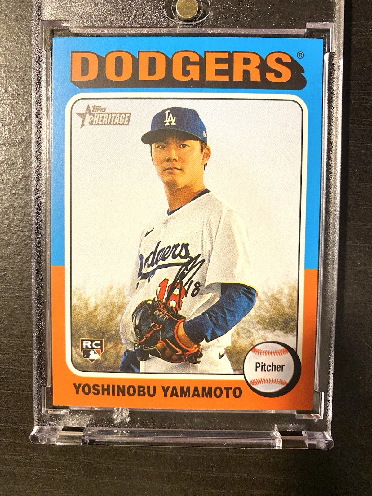 2024 Topps Heritage High Number Yoshinobu Yamamoto #553 (RC)🔥