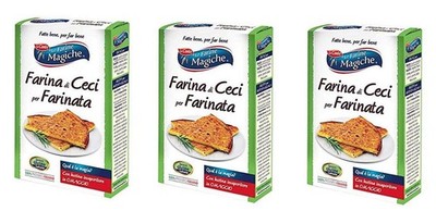 3x Lo Conte Le Farine Magiche Farina Di Ceci Per Farinata Glutenfrei Mehl 320g