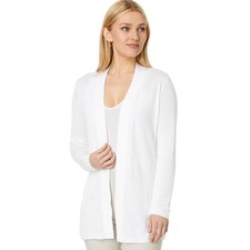 NIC ZOE All Year Back Of The Chair Cardigan Medium White Long Sleeve NWT