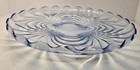 Caprice Moonlight Blue Depression Glass By Cambridge Footed 14” Serving Platter