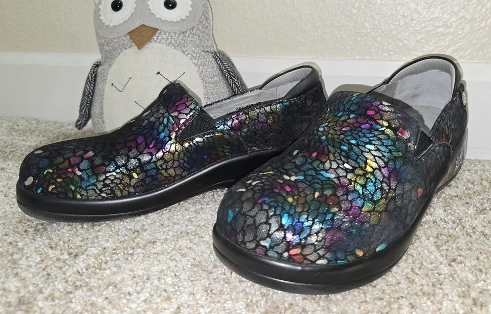 Zapato Alegria Keli Minnow Rainbow talla europea 37, EE. UU. 7,5 venta al por menor $130 usado en excelente estado Foto 3 de 4