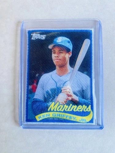 👀2021 Topps KEN GRIFFEY JR. Iconic Card ROOKIE Patch!!! 🔥🔥🔥😮‍💨