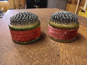 2 Sample Pin Cushion From Cincinnati Novelty Co A Splended Ad For All Trades