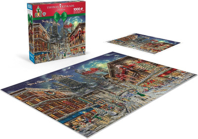 Ceaco - Thomas Kinkade Christmas - Elf - 1000 Piece Jigsaw Puzzle NEW SEALED