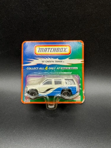 Vintage 1999 Matchbox 1997 Chevy Tahoe Taco Bell Truck Car New H2