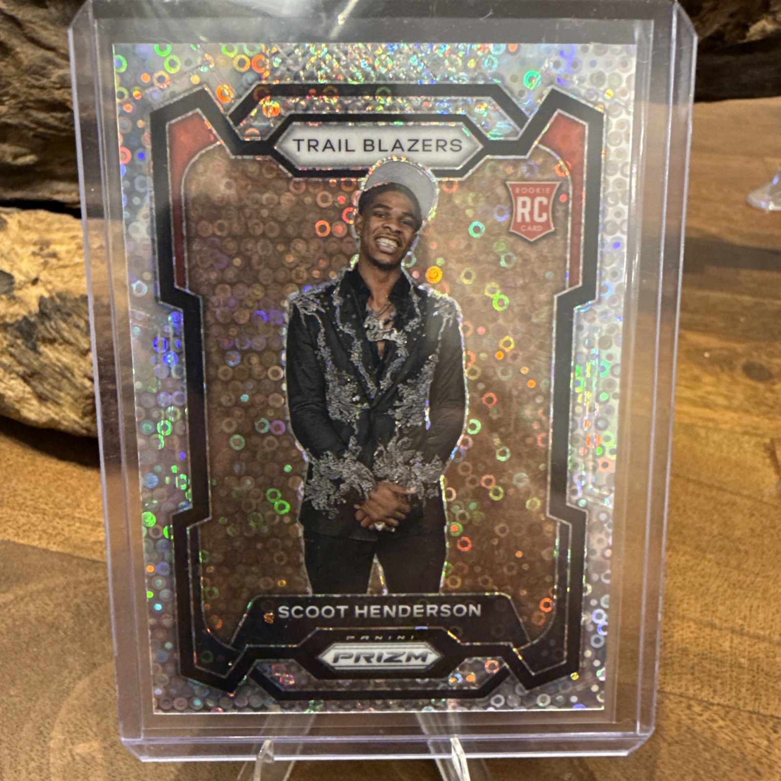 2023-24 Panini Prizm Prizms Fast Break #141 Scoot Henderson RC