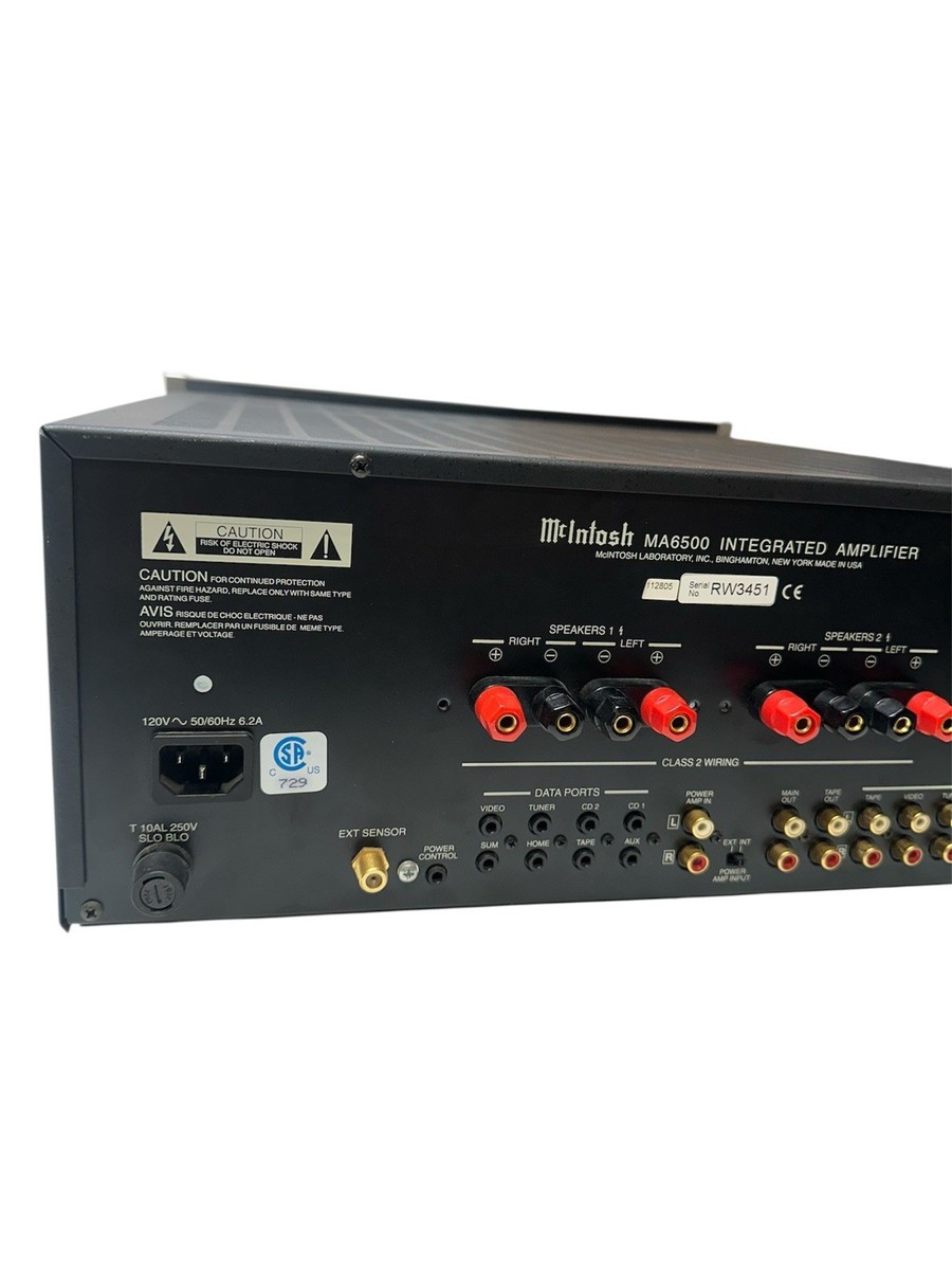 McIntosh MA6500 Integrated Amplifier 1999 Audio Music for sale