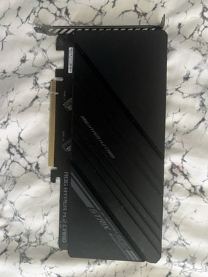 ASUS ROG Hyper M.2 Card X16 PCIe 3.0, Supports 2 NVMe M.2, Black