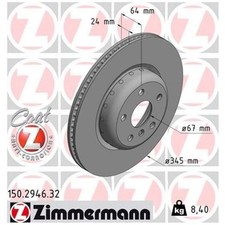 2x Bremsscheibe hinten für BMW 3-er G20 G21 4-er G22 G23 5-er G30 G60 | 784917