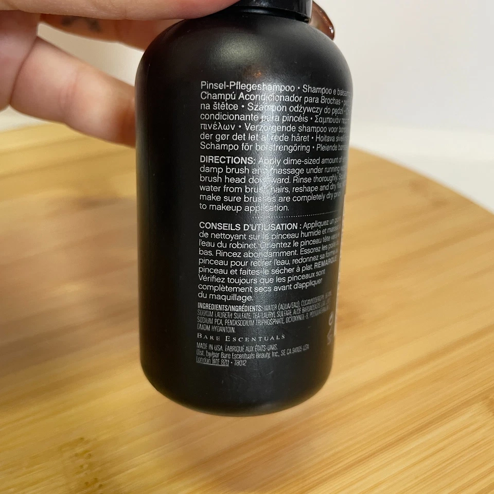 Champú acondicionador BareMinerals bien cuidado para cepillo 120 ml 4 OZ limpiador Foto 4 de 4