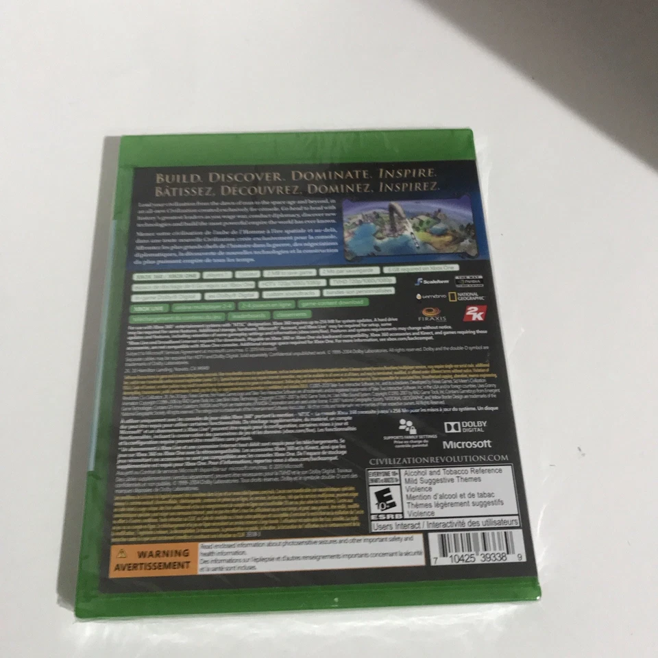 Sid Meier's Civilization Revolution (Xbox 360/Juega en Xbox One) TOTALMENTE NUEVO Foto 2 de 4