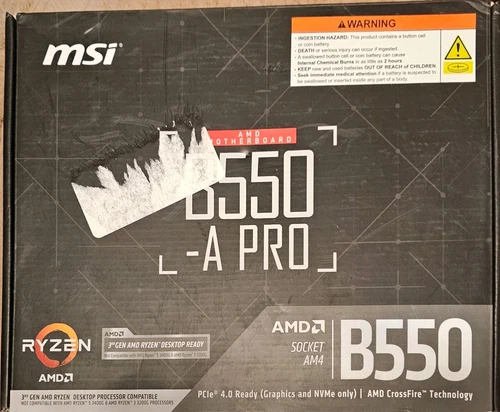 MSI B550-A PRO ProSeries Motherboard