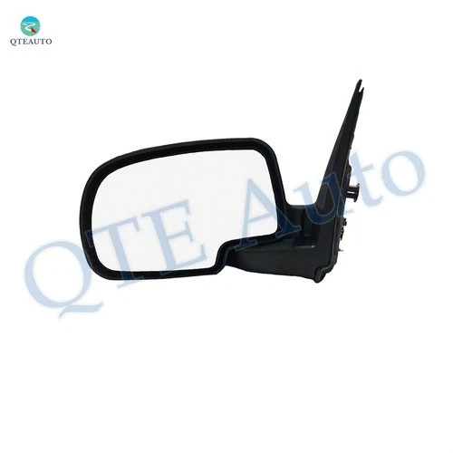 Left Side Manual Foldaway View Mirror Chrome/Flat For 1999-2004 GMC Sierra 2500