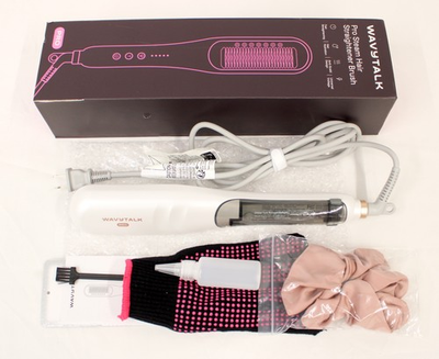 #ad Wavytalk Steamline Pro Steam Straightening Brush Hair Straightener 3 in 1 W1 $46.95