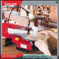 Variable Speed Scroll Saw 16 In Extra-Large Tilting Work Table Woodworking cuts