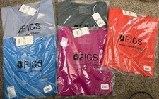 Lot Of 5 Figs Womans Catarina One-Pocket Scrub Tops Size M NWT