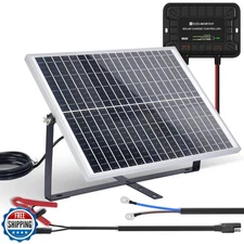 ECO-WORTHY Solar Panel Kit 25W 12V Solar Battery Trickle Charger 