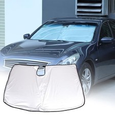 Windshield Sun Shade Compatible with Infiniti 2007-2013 G25 G35 G37, Foldable