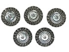 6" Twist-Knot Wire Wheel 6pcs + 32 pcs 4.5" Zirconia Flap Disc rust paint clean — photo 2