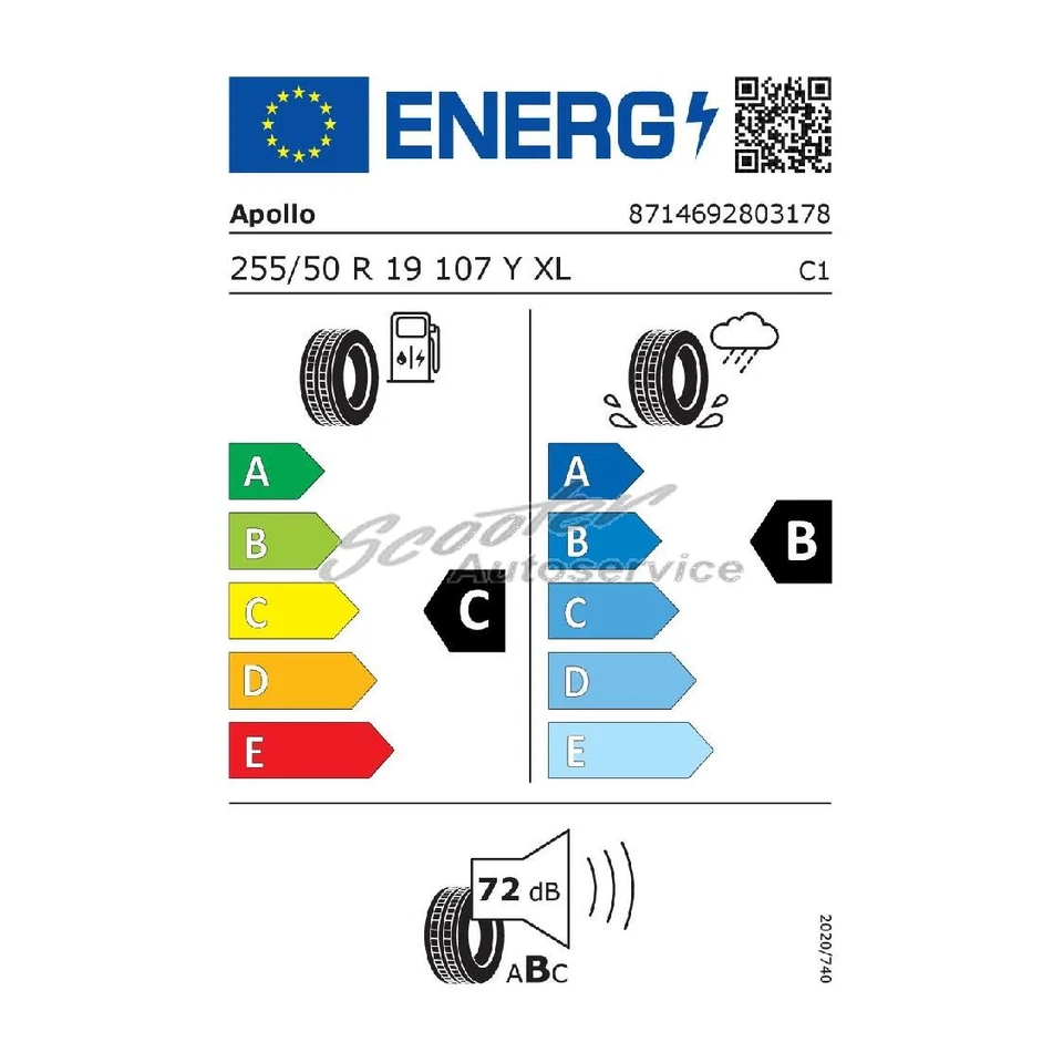 1x 255/50 R 19 107Y Apollo Sommer-Reifen Aspire 4-G Plus XL | 51225 - Bild 2 von 4