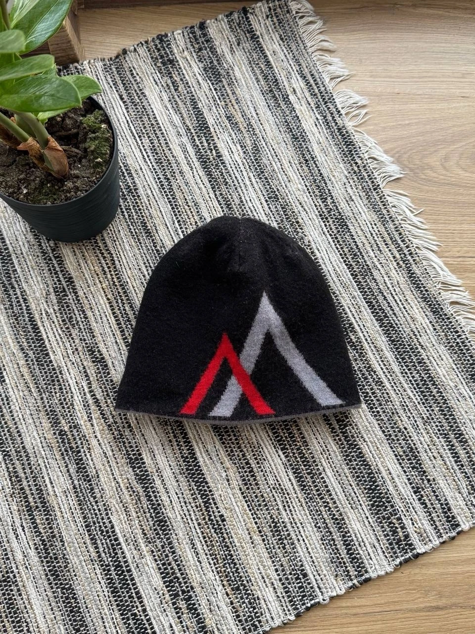 ARCTERYX HAT REVERSIBLE DOUBLESIDE VINTAGE LOGO BIRD FLEECE RARE HAT Sz One Size