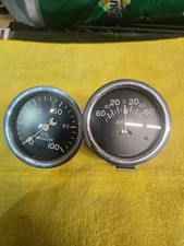 Vintage Stewart Warner Oil Pressure 0-100 And Amp 0-60 Gauges 2 58 Hotrod 1932 Vintage Stewart Warner Oil Pressure 0-100 And Amp 0-60 Gauges 2 58 Hotrod 1932