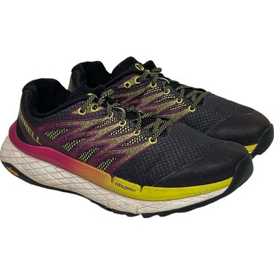 Merrell Rubato Trail Running Shoes Womens 9 Vibram Athletic Sneakers Black Red