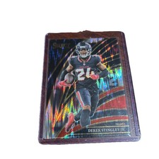 2025 Panini Select - Club Level Derek Stingley Jr. #235 Black & Red Shock Prizm