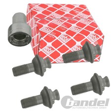 4x FEBI LUCCHETTO CERCHIO FASCIA CONICA ESAGONO ESTERNO adatto per SMART 450 451 452