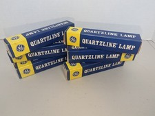 GE Quartzline Lamp Q6.6A/T4/1CL 200W Lot Of 6 NOS
