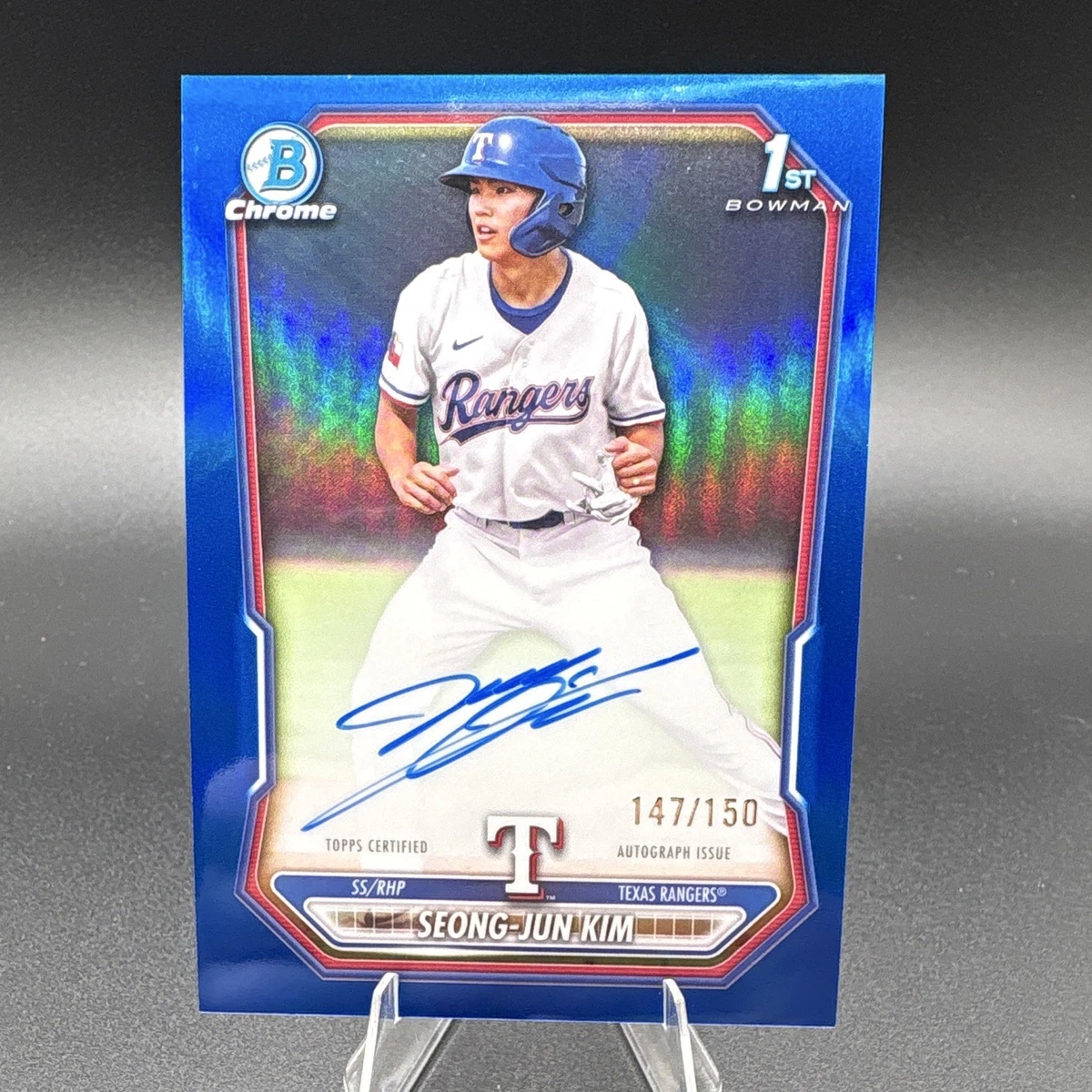 Bowman Baseball Texas Rangers Sports Trading Cards & Accessories