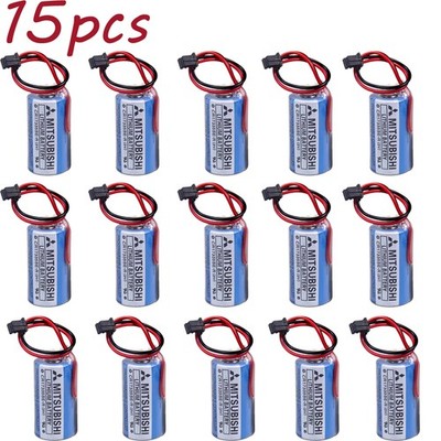 15pcs CR17335SE-R 3V Li-ion Battery Replace for Mitsubishi Q6BAT Li-ion Battery