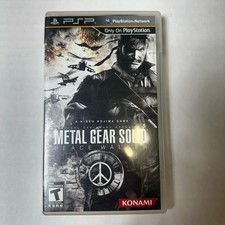 Metal Gear Solid: Peace Walker (Sony PSP, 2010) CIB RARE 