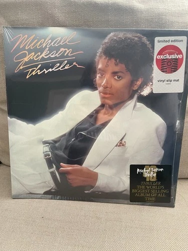 SEALED Michael Jackson Thriller Exclusive Ltd Edition W/Vinyl Slip Mat Sealed