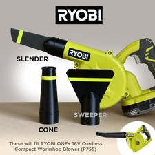 Nozzles for RYOBI 18V ONE+ Compact Workshop B...