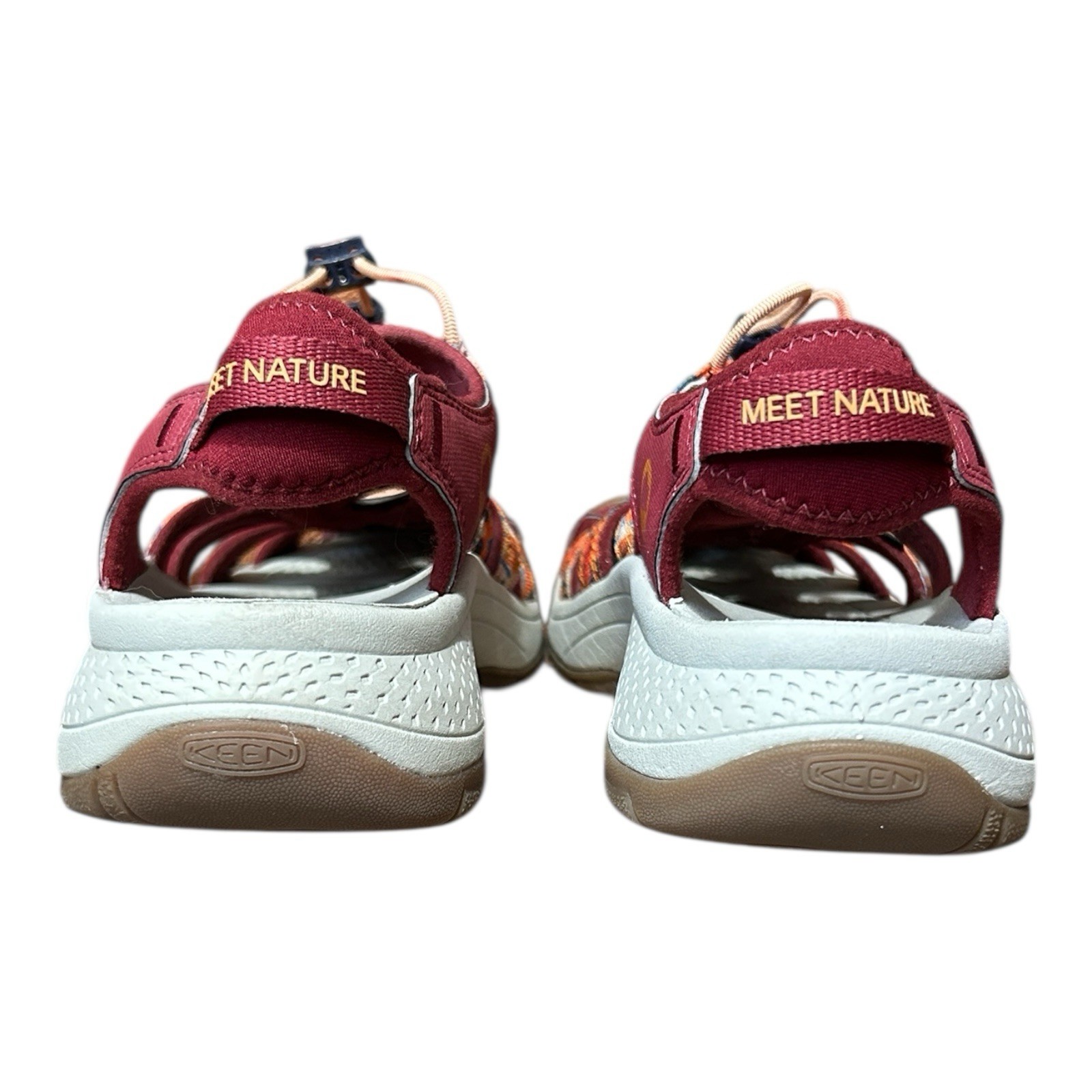 Sandalo KEEN x Outdoor Afro Astoria West taglia 8 arancione onda rosso impermeabile lavabile