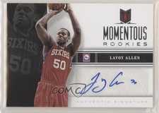 2012-13 Panini Momentum Momentous Rookies Auto Lavoy Allen #43 Auto 0g27