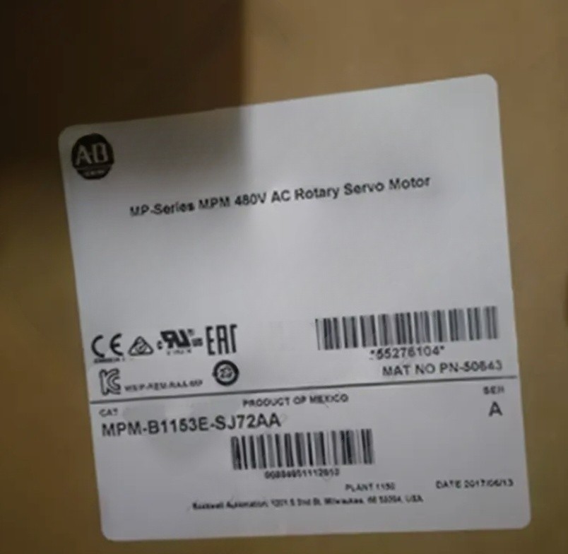 New in Box MPM-B1153E-SJ72AA Inverter AC Servo Motor Free Shipping