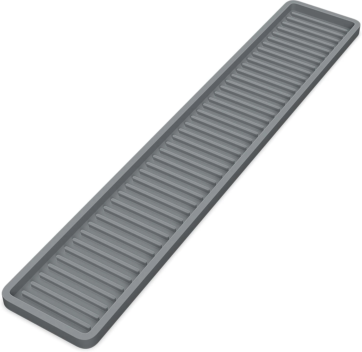 ZAPPOWARE Silicone Kitchen Sink Organizer Tray 17.7x3.1 Gray Holder Mat
Opens in a new window or tab