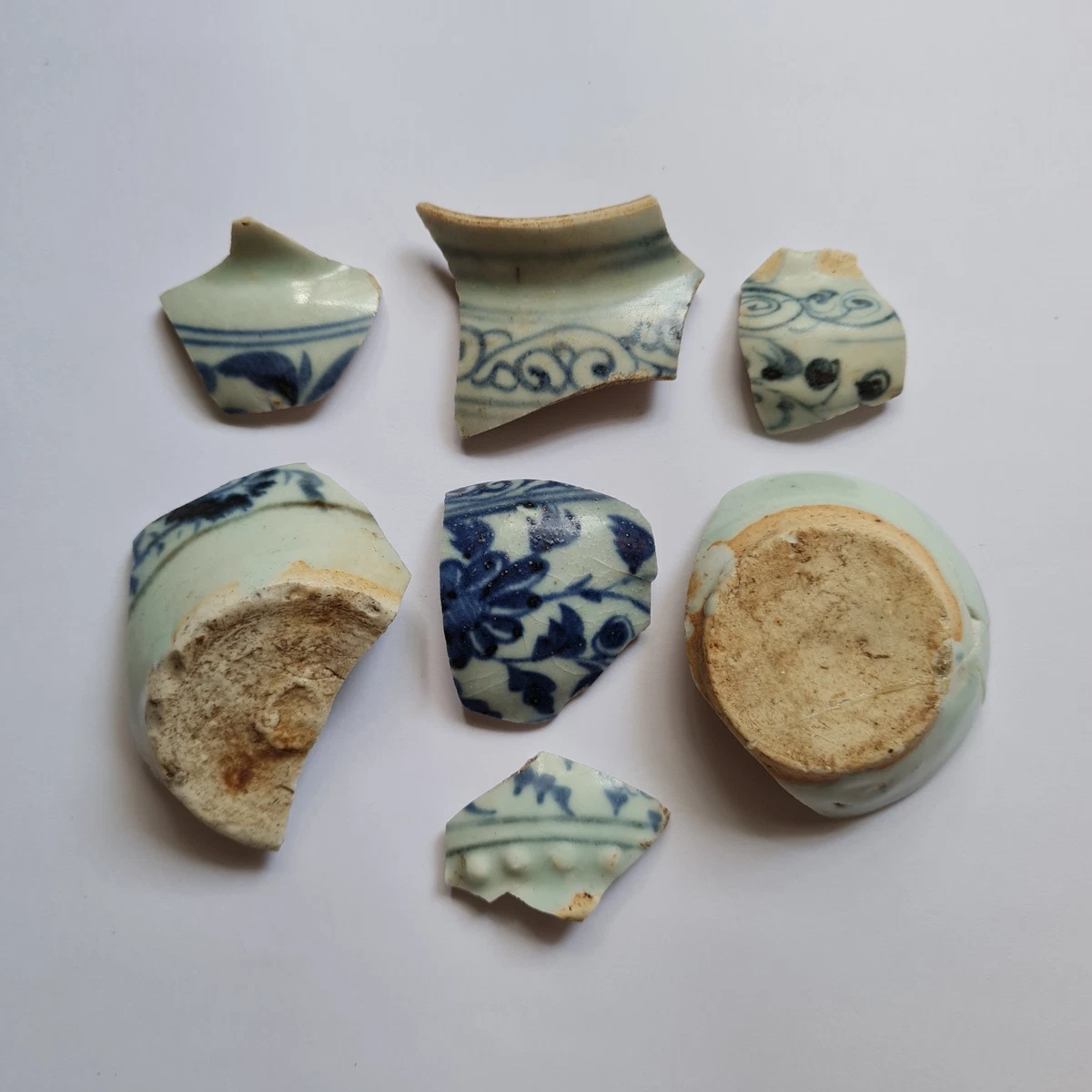 蓝色中国花瓶1800年以前| eBay
