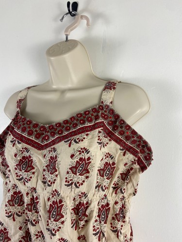 F&F size 18 womens summer top red mix shoulder strap 100% cotton - Picture 2 of 14