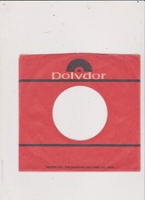 RED POLYDOR 45 RPM COMPANY SLEEVE 2 FREE SHIPPING IN U S